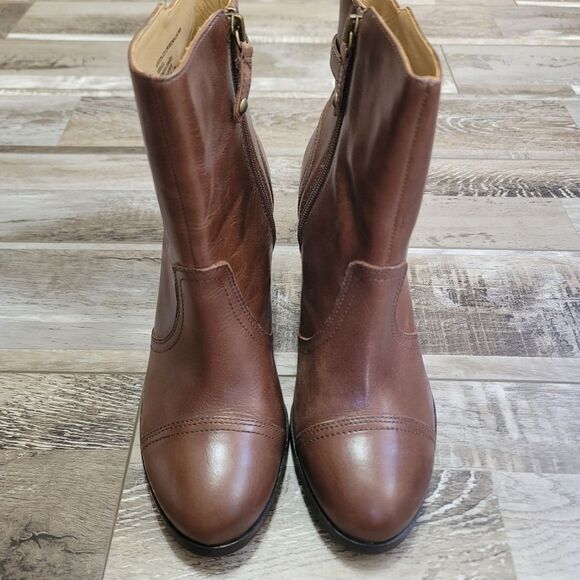 Sebago Ashton Brown Leather Boots Size 8 - Picture 2 of 14